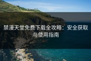 禁漫天堂免费下载全攻略：安全获取与使用指南